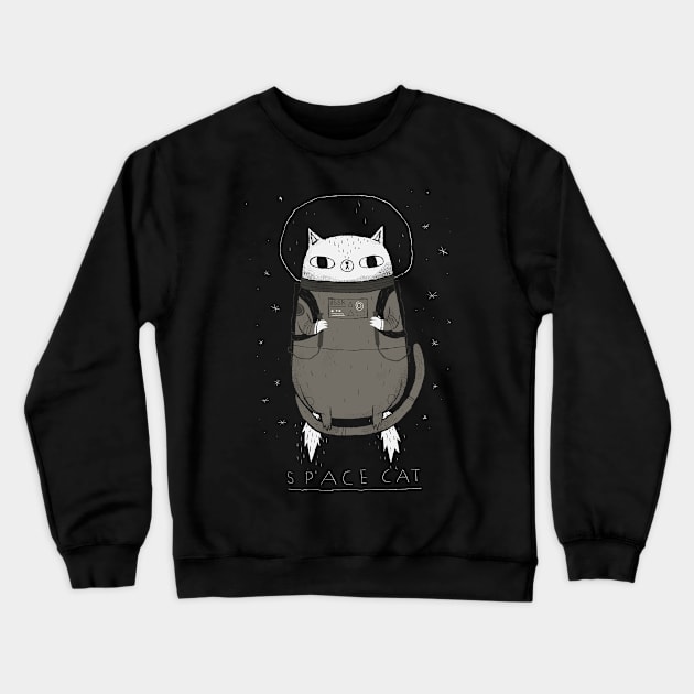 Space Cat Crewneck Sweatshirt by Louisros